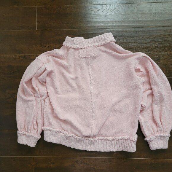 Free People We The Free Cute In This Cardi Womens S Soft Pink Boho Indie Grunge - Picture 2 of 7